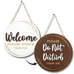 Woodamore Do Not Disturb Door Hanger Sign – Funny Do Not Disturb Sign For Off…