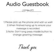 Audio Guestbook Telephone with Classic Retro Craftsmanship for Confessional Wedd
