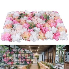 12*Artificial Flower Wall Panels Flower Panels for Venue Backdrop Wall Decor