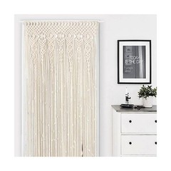 Macrame Curtain Wall Hanging Handmade Boho Curtains for Wedding Backdrop Arch…