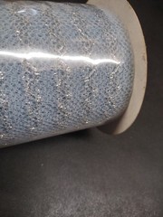 25Yd TwinkleNet Metallic Tulle Mesh Ribbon Net Blue Silver Corsage Veil Netting