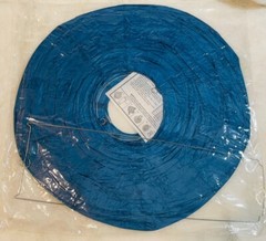 Set 0f 6 20 inch Japanese Chinese Paper Wired Lanterns With Expander Blue