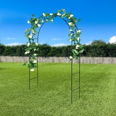 4-Pack 240cm Metal Wedding Garden Arches Bridal Party Arbor Arched Prom Decor