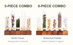 3Pcs Dried Flower Decor,Kni Knas for Shees,Cool Stuff for Bookshelf
