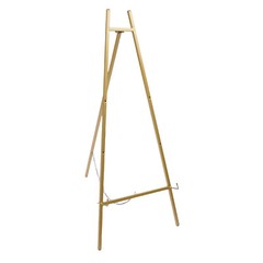 Tall Steel Pipe Portable Floor Easel Stand for Decorative Display Gold Wedding