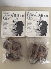 12 Dory’s Bow & Balloon Clips Church Pews, Chairs, Weddings, Parties New-Read