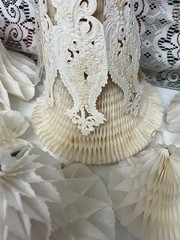 VTG Honeycomb Wedding Bells Lot Of 9 Halllmark American Greetings Doublglo