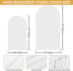 Versatile Metal Balloon Arch Stand – 7.2FT & 6FT, Easy Setup for Elegant Events