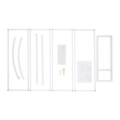 Arch Ballon Stand Backdrop Stand for Parties Wedding Flower Stand+2*Flower Stand