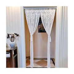 Macrame Curtain Wall Hanging Handmade Boho Curtains for Wedding Backdrop Arch…