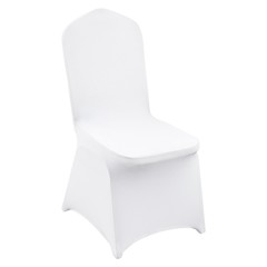 VEVOR 200PCS White Stretch Spandex Folding Chair Covers for Wedding Party Dining