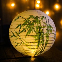 12Inch Printed Flower Round Chinese Paper Lanterns Birthday Wedding Decor Craft