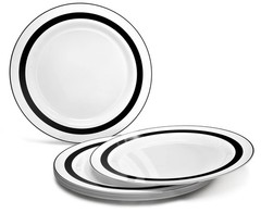 ” OCCASIONS” 50 Plates Pack (25 Guests)-Heavyweight Wedding Party Disposable …