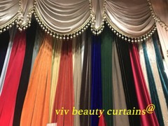 Black Heavy Style Velvet Curtain 10ft H Drape Stage/Theater/Home Noise Thermal