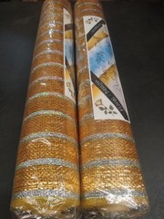 2 Rolls Deco Mesh 21″ Genuine Craig Bachman 30Ft Metallic Gold & Silver Foil