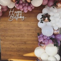 Happy Birthday Sign for backdrop,Wooden Happy Birthday Letters Sign 8 inch ta…