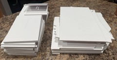 4ft Cardboard White Marquee Light Up “&” Wedding Sign