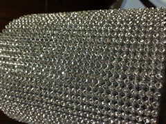 real stones rhinestone ribbon diamond sparkle crystal wedding cake banding