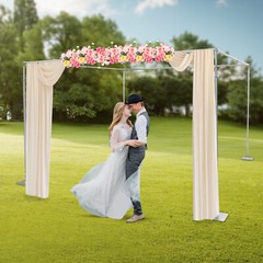 3*3*3m 4 Post Canopy Chuppah Mandap Wedding Photo Studio Background Hardware Kit