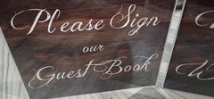 5 Country Rustic Style Wedding Signs