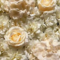 6pcs Artificial Flower Wall Hydrangea Panel Mat Pad Wedding Backdrop 60×40 cm