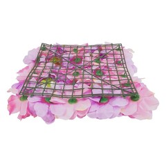 6X Artificial Flower Walls Silk Rose Hydrangea Floral Panels for Wedding 15*15in