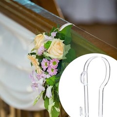 moonoom Wedding Church Pew Clips, Ceremony Aisle Chair Hangers, Wedding 12 Pcs