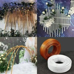 2M Flexible Pipe Tube Wedding Decor Stage Backdrop Party Aluminum Plastic