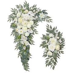 Wedding Arch Flowers (Set of 2) Wedding Decor and Artificial Flower Arrangements
