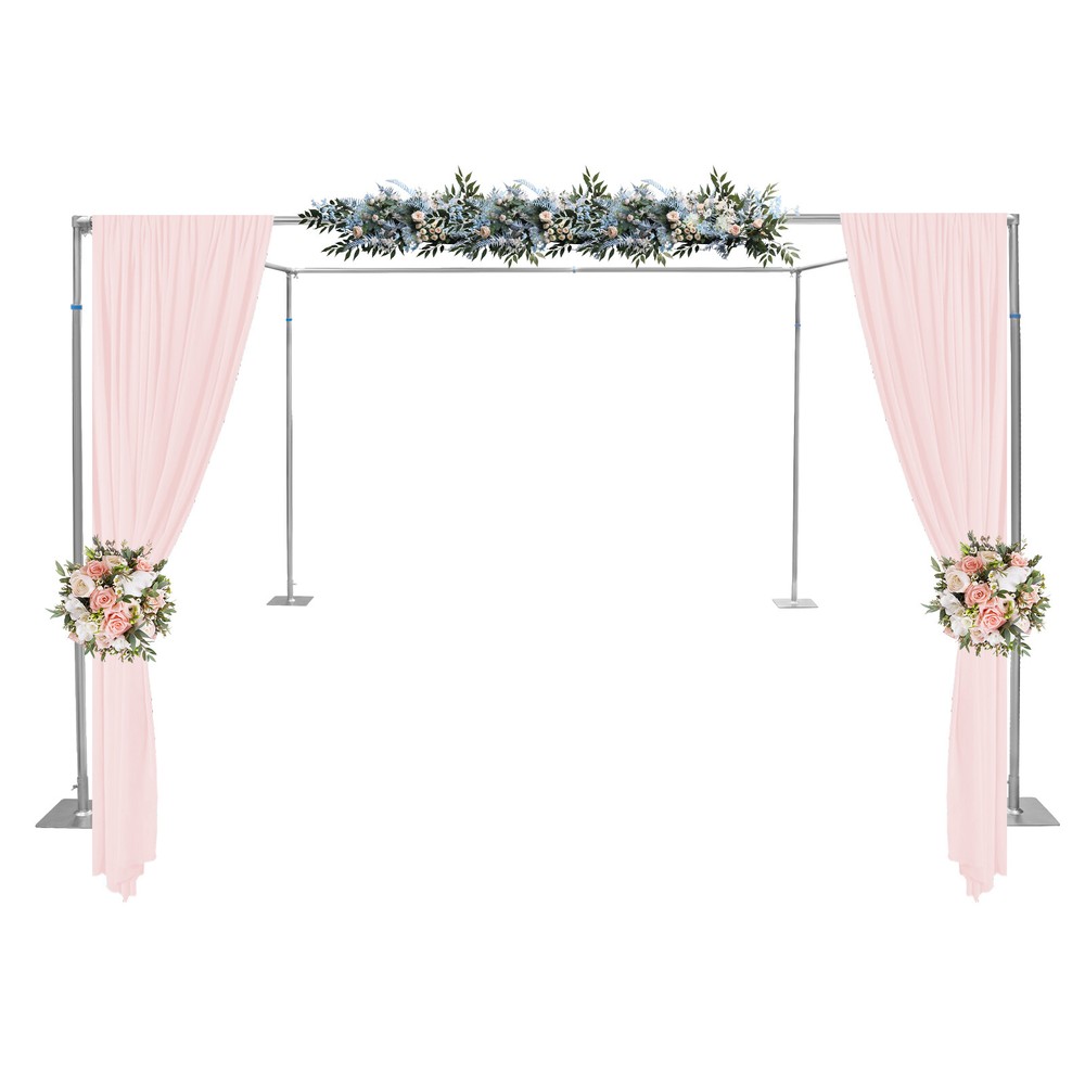 4 Post Backdrop Stand Kit School Events Markets Wedding Party Decoor 3x3x3m US