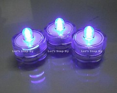 12 Submersible Wedding Floral LED PURPLE light Centerpiece Tower Vase Decoration