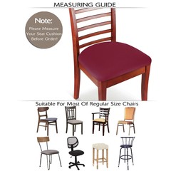2/6PCS Stretch Dining Chair Cover – Removable Washable Slipcover Seat Protector