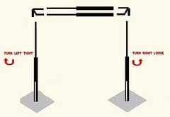 DOUBLE CROSS BAR ADJUSTABLE QUICK BACKDROP KIT 10 FT x 10 FT PIPE WITHOUT DRAPE