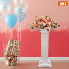 4pcs Roman Pillar Flowerpot Holder Wedding Roman Column Landscape Venue Decor