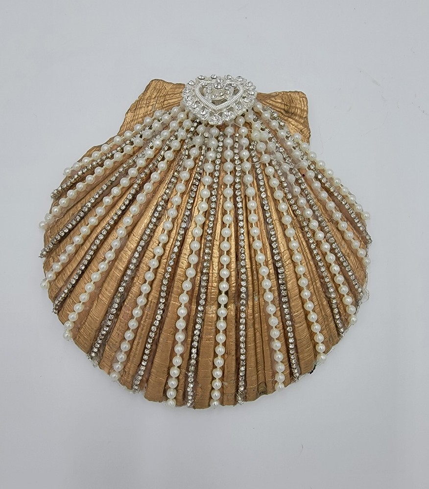 Glamorous Wedding Seashell Decor Beach Decor Great Gift 6×6″