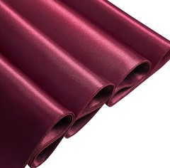 Burgundy Satin Chair Sash-6″ X 108″-50 Pk.-NEW IN ORG OPEN PKG
