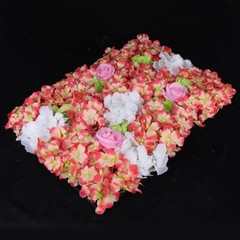 Rose &Hydrangea Flower Wall Panel For Filming Wedding Party Backdrop Flower Wall