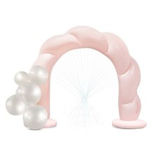 Target Pink and White Celebration Balloon Arch