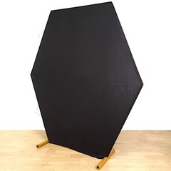 8 feet Fitted Spandex Hexagon Backdrop STAND COVER Party Events Home Decorations