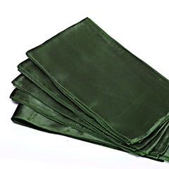100 Olive Green Satin Chair Sashes Silky Sateen Chair Bows wedding party décor