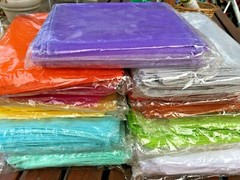 Lot of 10 Organza Sheer Chair Sashes/Runners/Ribbons/Bows for Party Brand New