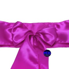 100 MAGENTA VIOLET Satin Chair Sashes Bows Wedding Party Banquet Event DIY Décor