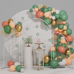 Wedding Arch, Sturdy Carbon Steel Frame with High-Temperature Baked Paint, DIY