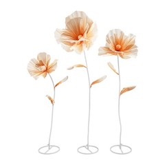 3pc Artificial Flowers Giant Artificial Flower Decoration for Wedding Background