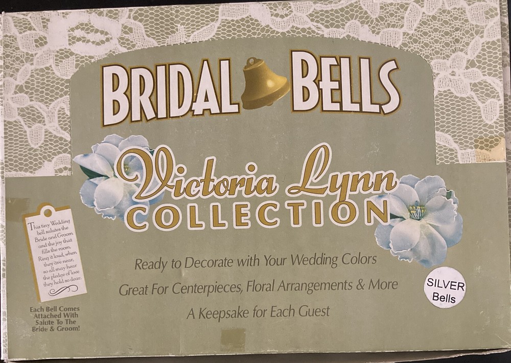 24 Piece Bridal Bells Victoria Lynn Collection. Silver Bells