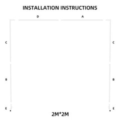 10x10FT White Metal Wedding Arch Kit Ceremony Backdrop Stand Heavy Duty -40 Lbs