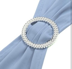 50 Light Blue Spandex Chair Band