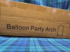 Ballon Party Metal Arch Stand Gold 71″ x 32″