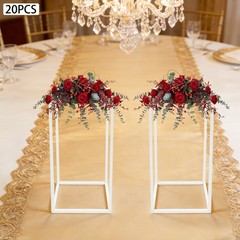 Geometric Flower Stand For Wedding 20PCS Metal Flower Stand Wedding Flower Stand
