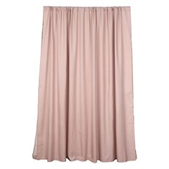 DUSTY ROSE 10 ft x 10 ft Polyester Sheer Chiffon Dual Layer CURTAIN Rod Pockets